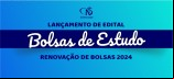 Aberto edital para renovação de bolsas de estudo